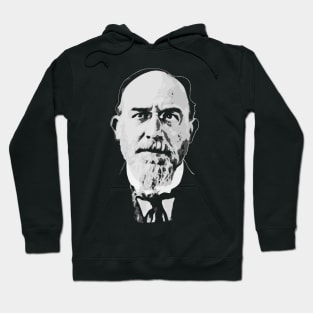 Eric Satie Black and White Hoodie